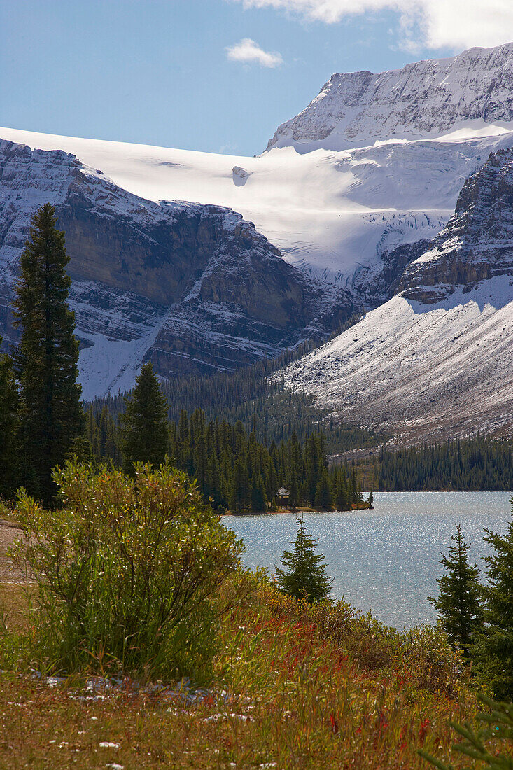 Bow Lake, Banff National Park, Rocky Mountains, Alberta, Kanada
