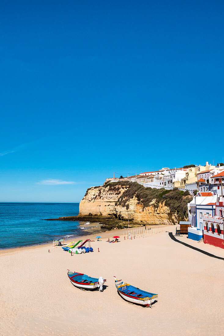 Beach at Carvoeiro, Algarve, Portugal