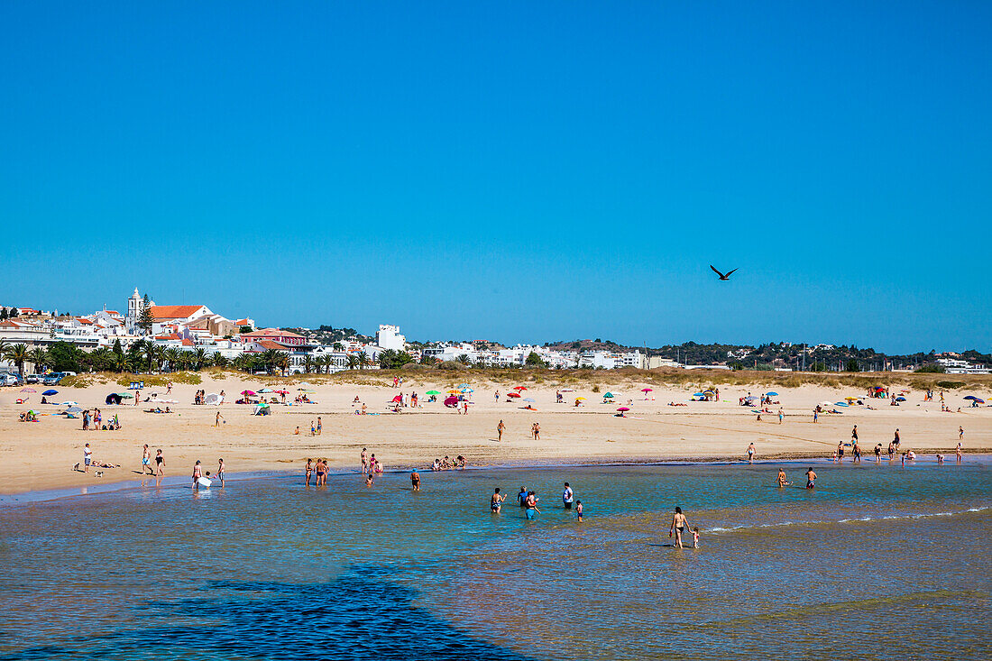Beach Meia Praia, Lagos, Algarve, Portugal