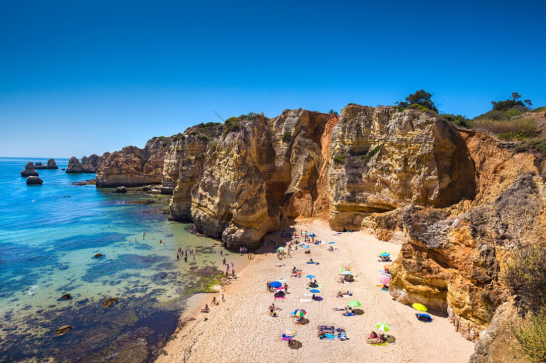 Strand Praia Dona Ana, Lagos, Algarve, Portugal