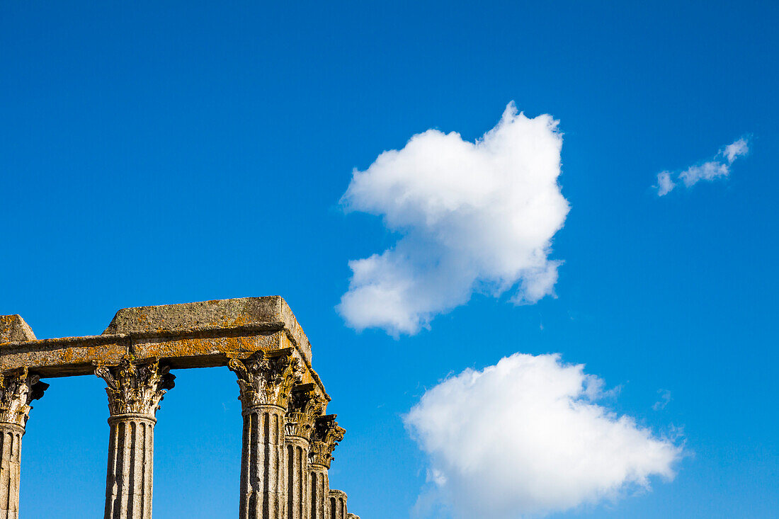 Roman temple, Diana temple, Evora, Alentejo, Portugal