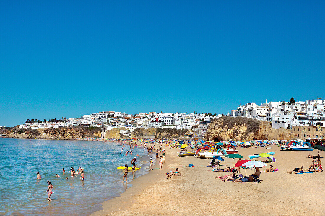 Beach, Praia dos Pescadores, Albufeira, Algarve, Portugal