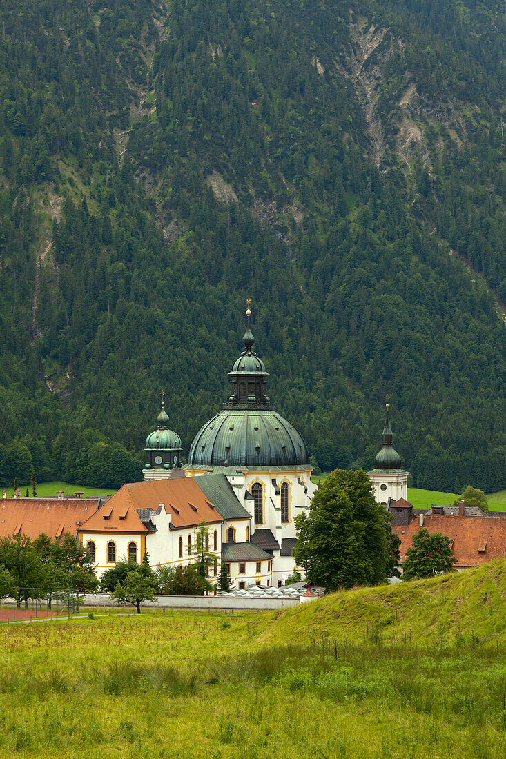 Ettal monastery, Ettal, Upper Bavaria, Bavaria, Germany