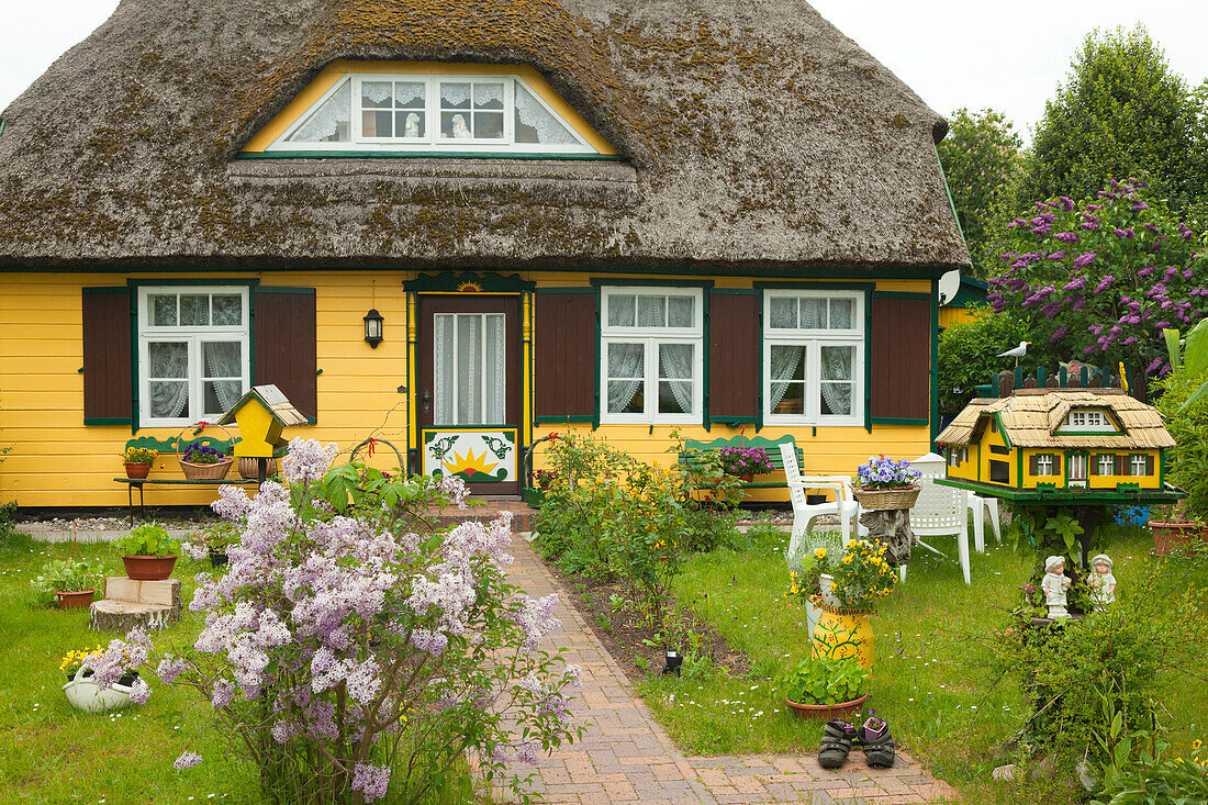 House in Born, Darss, Baltic Sea, Mecklenburg-West Pomerania, Germany