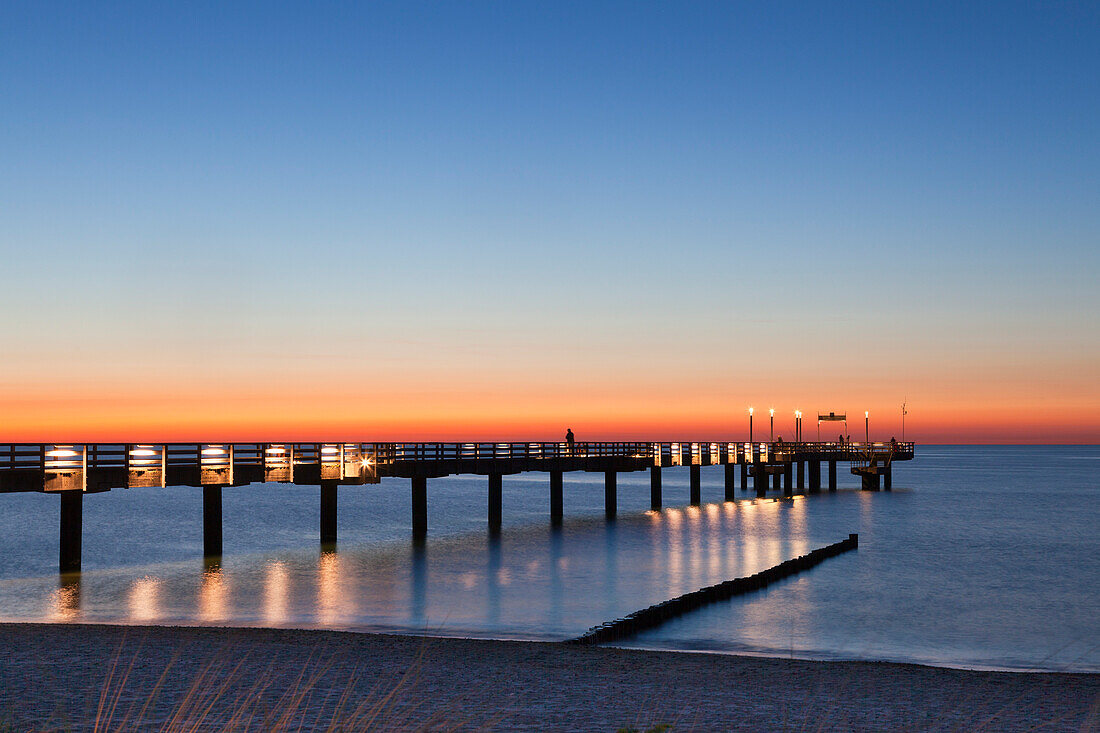 Pier at Heiligendamm, Baltic Sea, Mecklenburg-West Pomerania, Germany