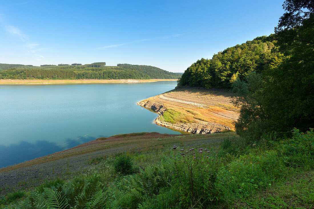 Biggesee, near Attendorn, Rothaargebirge, Sauerland region, North Rhine-Westphalia, Germany