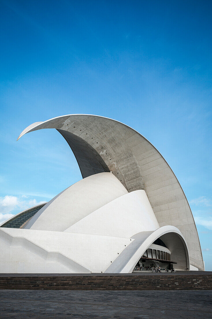 Auditorium von Santiago Calatrava in Santa Cruz de Tenerife, Santa Cruz, Teneriffa, Kanarische Inseln, Spanien, Europa