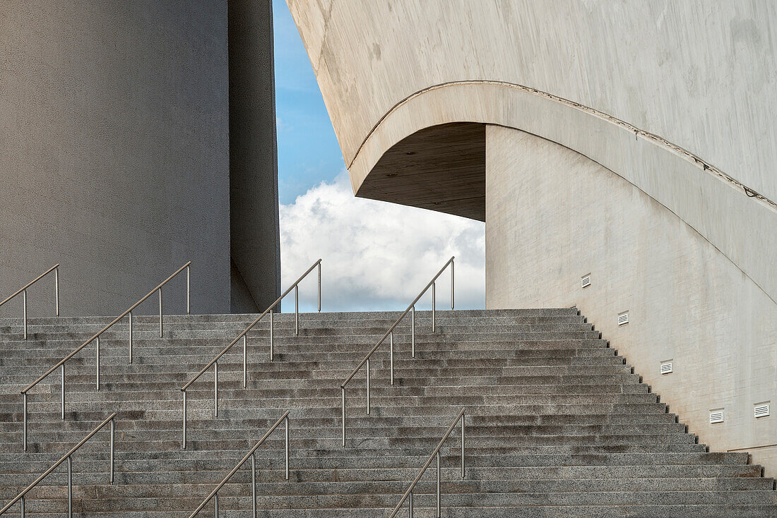 auditorio by Santiago Calatrava at Santa Cruz de Tenerife, Santa Cruz, Tenerife, Canary Islands, Spain, Europe