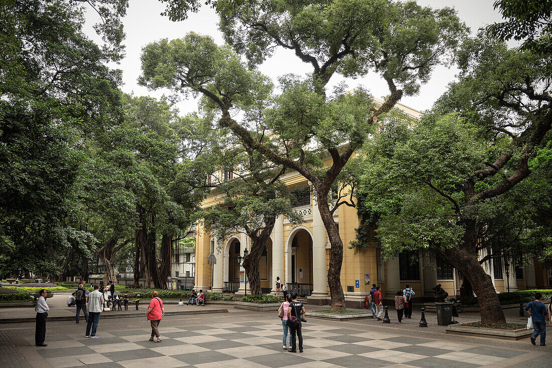 colonial mansion at Downtown Guangzhou, Guangdong province, Pearl River Delta, China