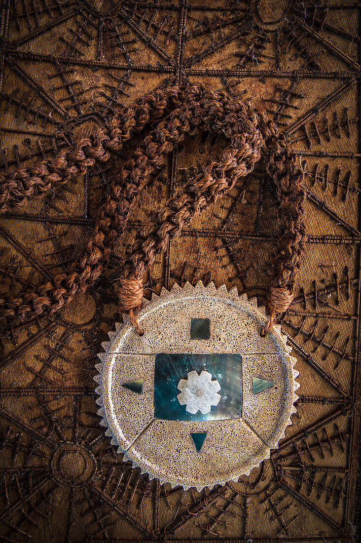 Tongan artifact made from whalebone, Tongatapu, Tonga