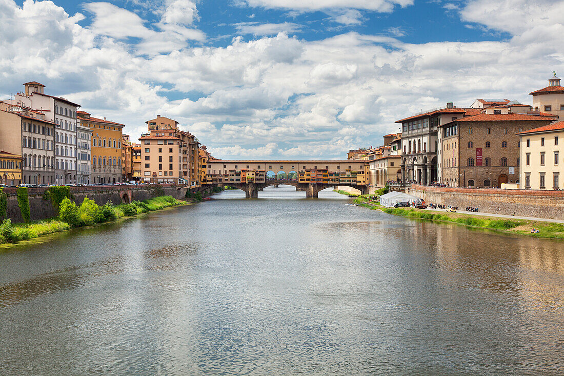 View of the Ponte Vecchio, Florence, Italy