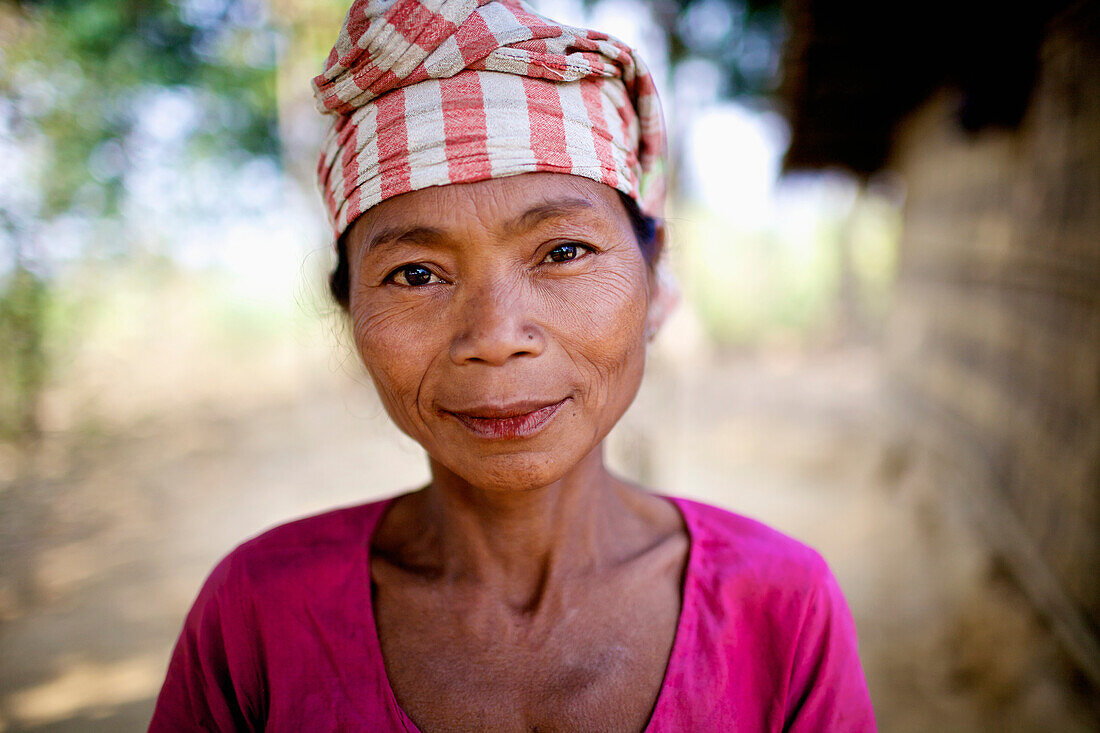 Portrait of Chakma woman, Khagrachari, Chittagong Division, Bangladesh