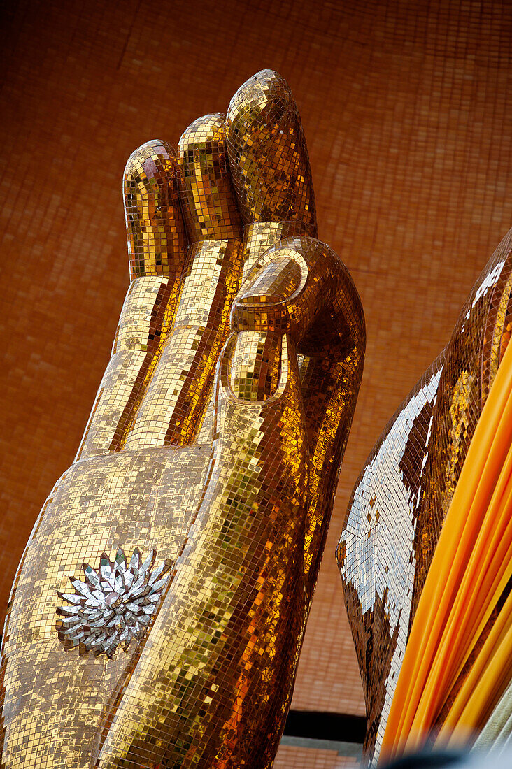 Wat Tham Seu, or Big Buddha Temple, Kanchanaburi, Thailand