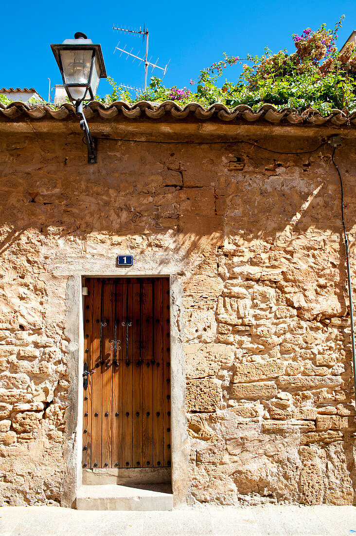 Old House In Alcudia, Mallorca, Balearic Islands, Spain