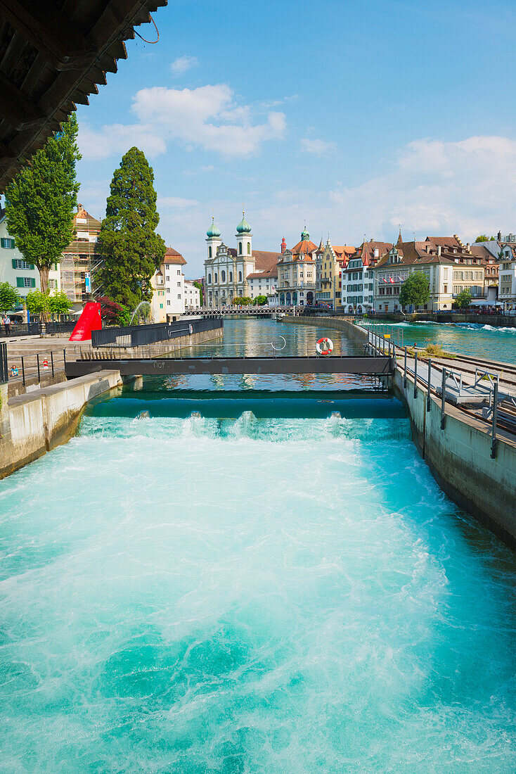 'River Reuss; Lucerne, Switzerland'