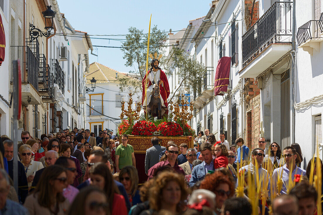 'Domingo de Ramos (Palm Sunday); Semana Santa, El Saucejo, Sevilla, Spain'