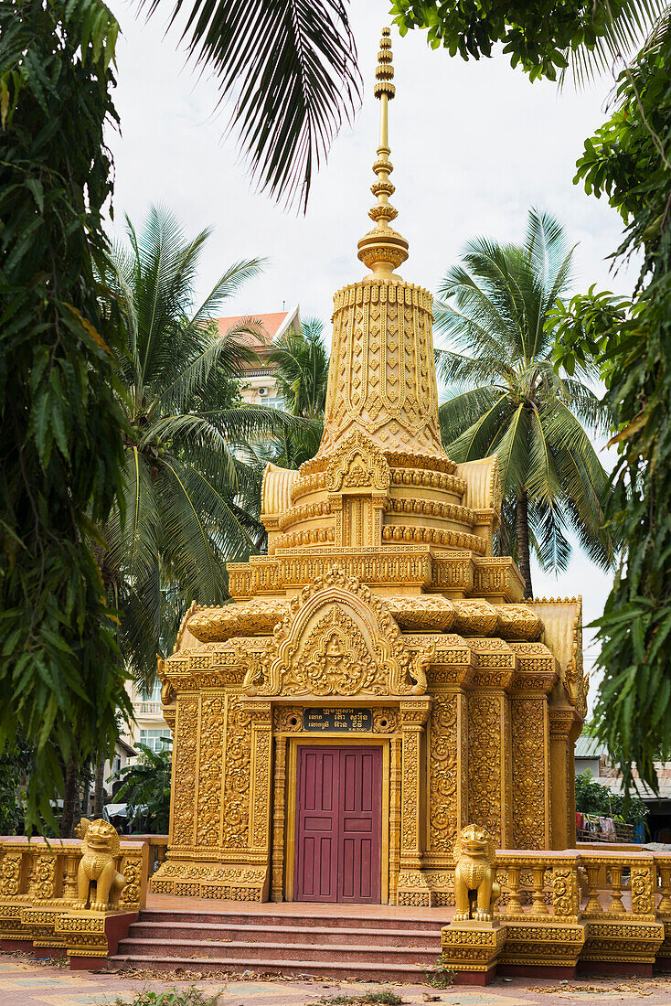 'Pagoda in Wat Kandal; Battambang, Cambodia'
