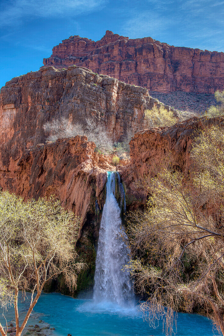 'Havasu falls, Havasupai reservation, Grand Canyon; Arizona, United States of America'