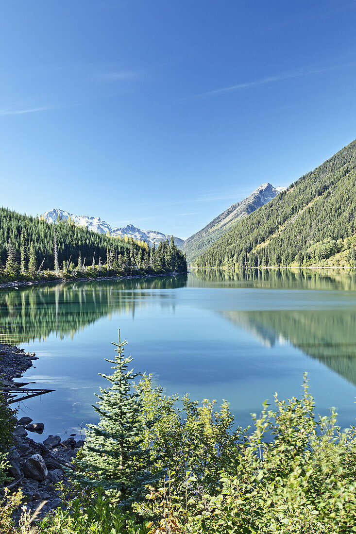 'Duffey Lake in Duffey Lake Provincial Park; British Columbia, Canada'
