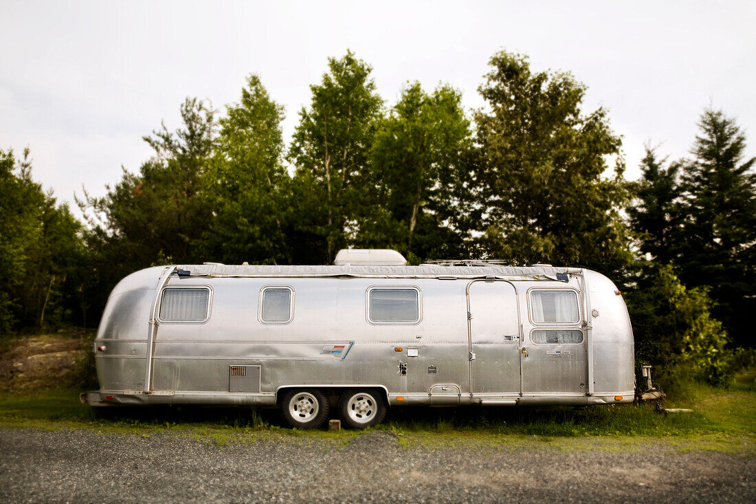 A 1970's Style Travel Trailer