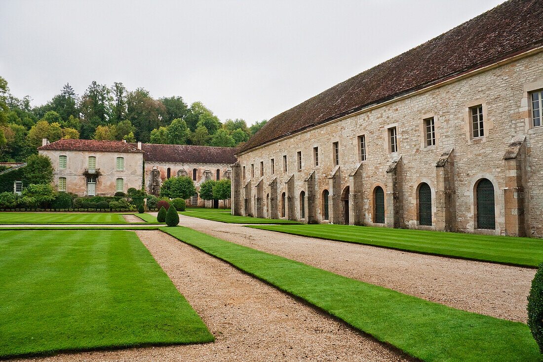 Buildings Of The Cistercian Abbey Of Fontenay, Cote D'or, France