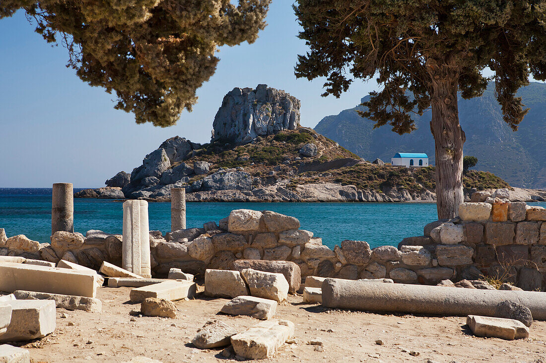 Ancient ruins on the Island of Kos, Kefalos, Greece