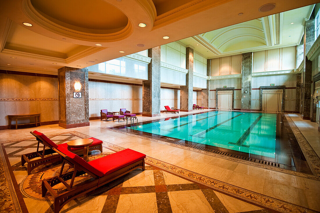 Indoor pool at the Empire Hotel and Country Club, Bandar Seri Begawan, Brunei