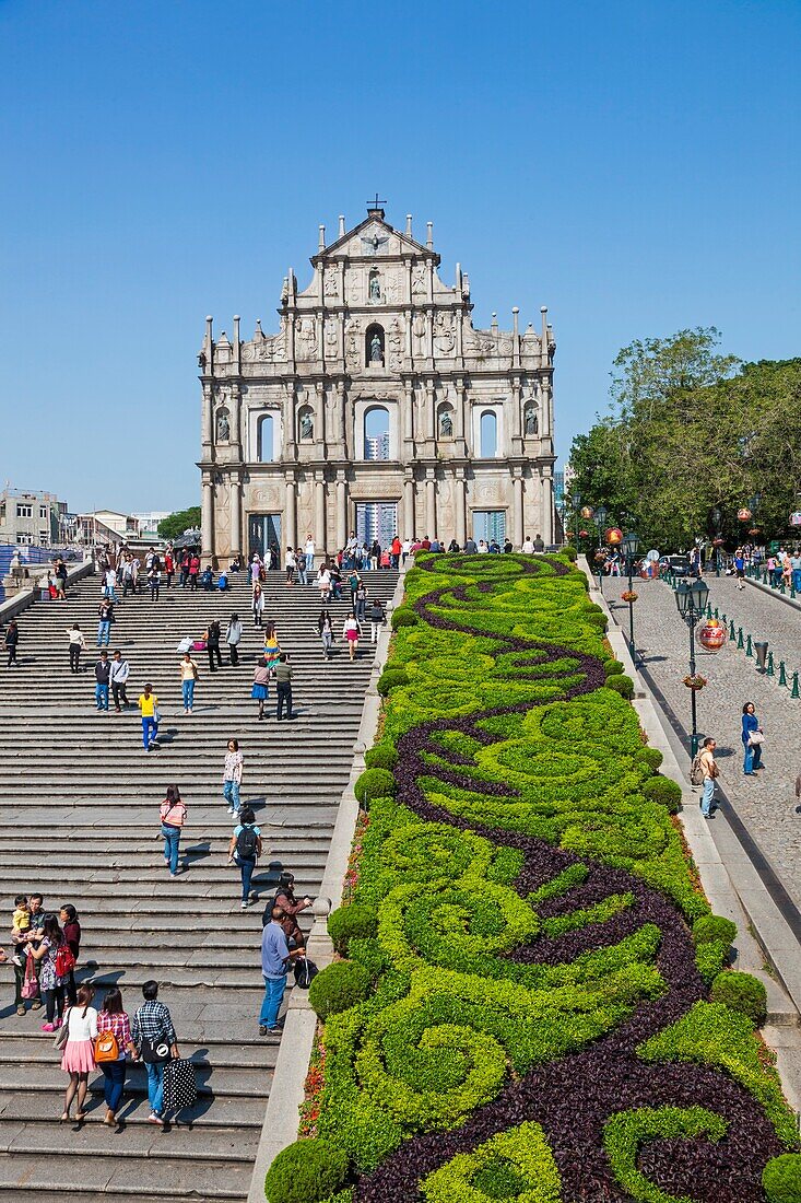 China,Macau,Ruins of St Paul's Church