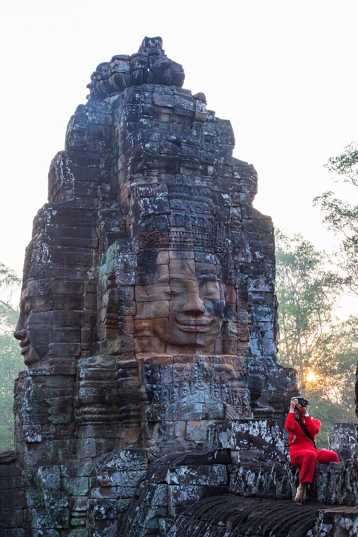 Cambodia,Siem Reap,Angkor Wat,Bayon Temple