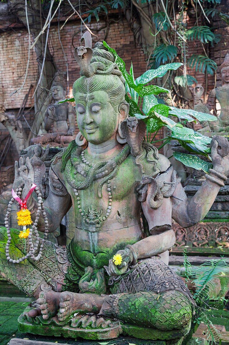 Thailand,Chiang Mai,Baan Phor Liang Meun's Terracotta Arts,Replica Hindu Statue