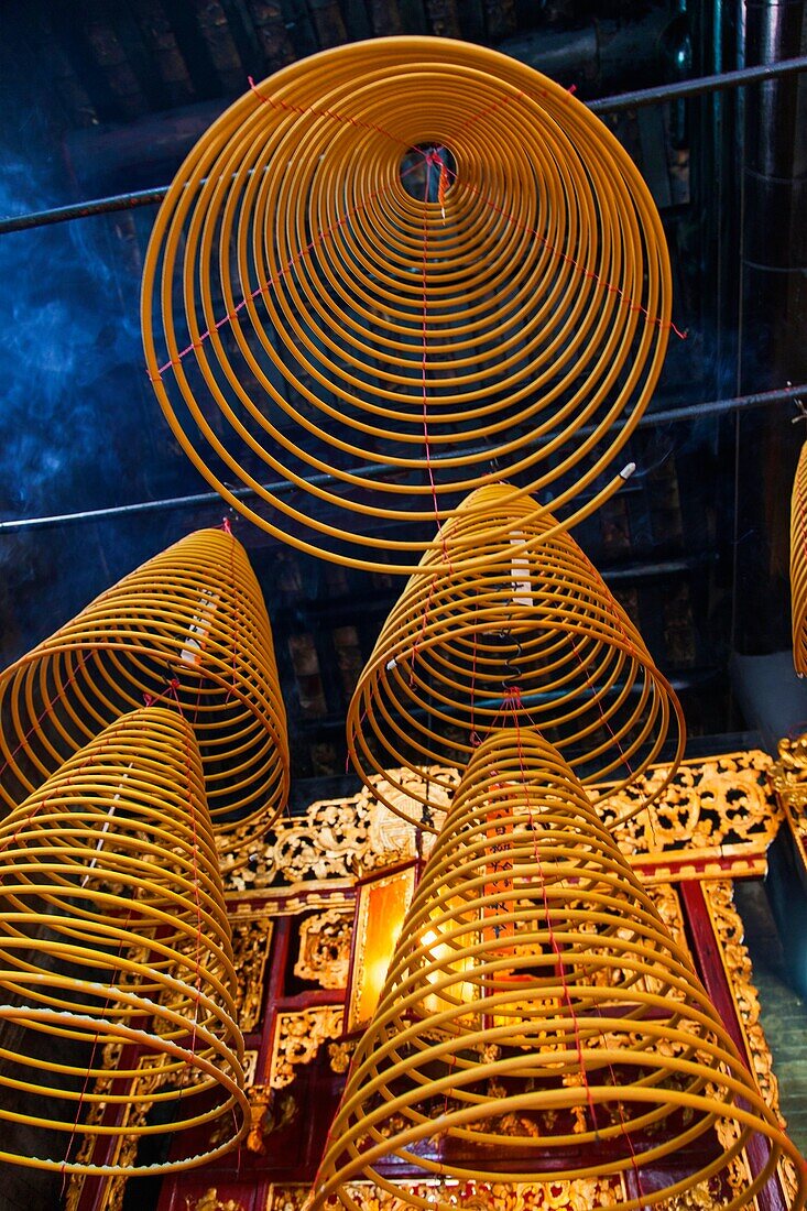 China,Macau,Sam Kai Vui Kun Temple,Incense Coils