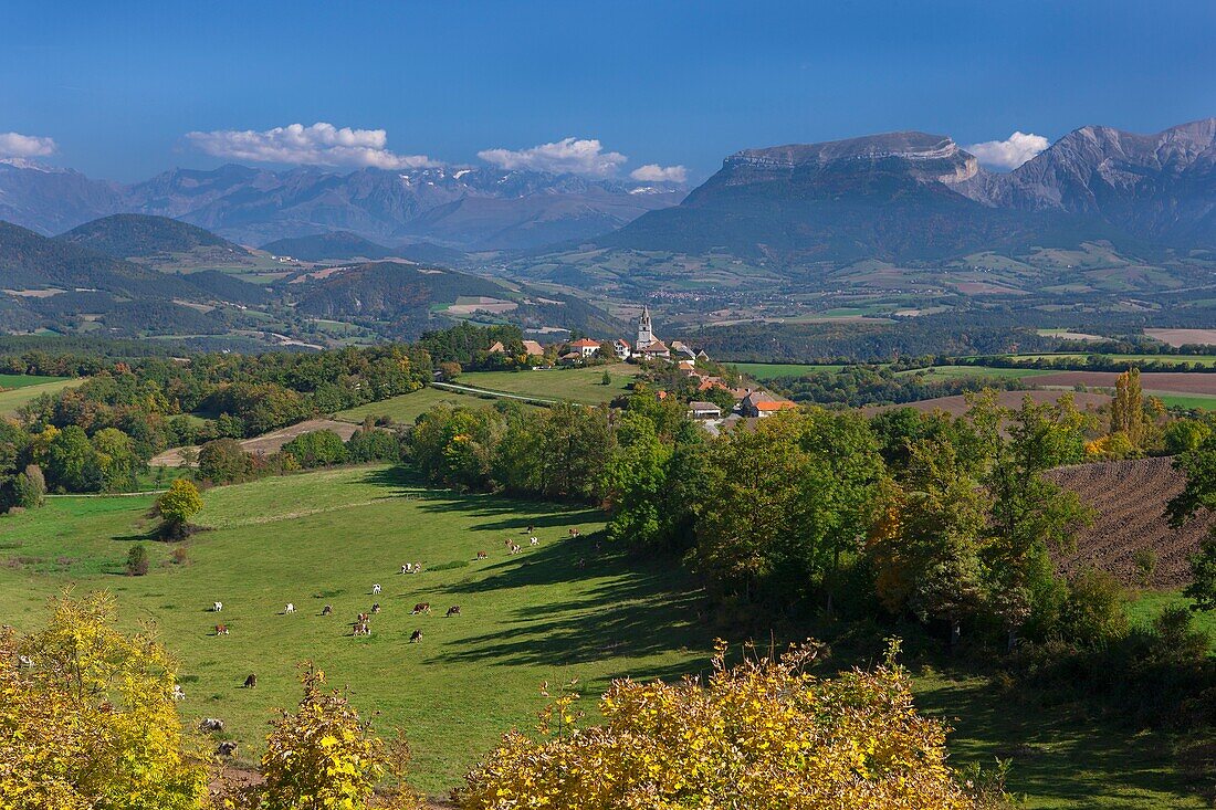 France, Isère(38), Le Percy village of Trièves , Parc Naturel Regional du VErcors
