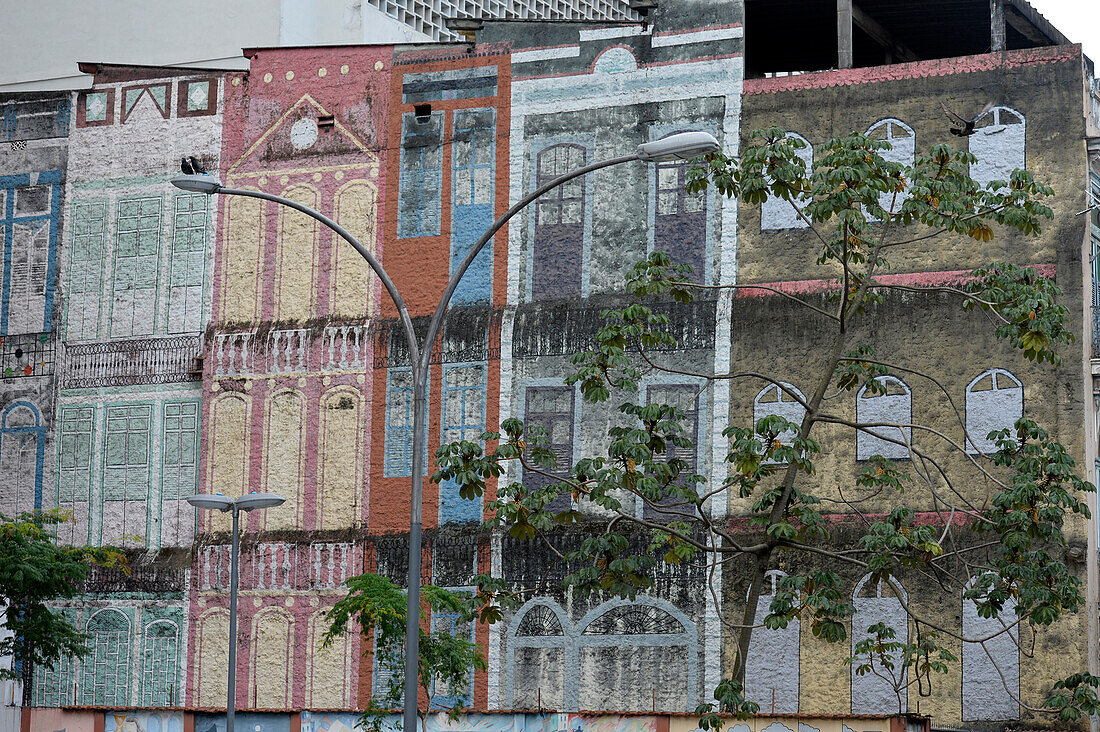 Wall painting in Rio de Janeiro,Brazil,South America