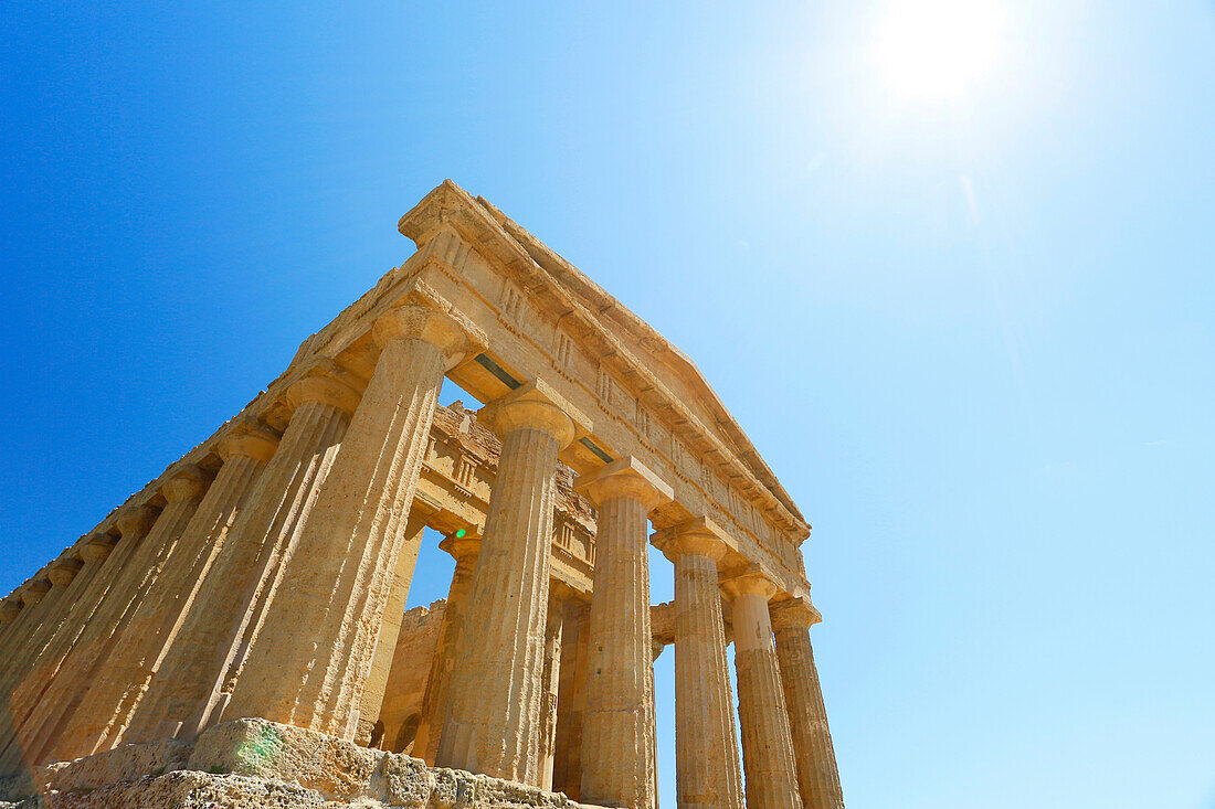 Italy, Sicily, Valley of the Temples, The Temple of Concordia