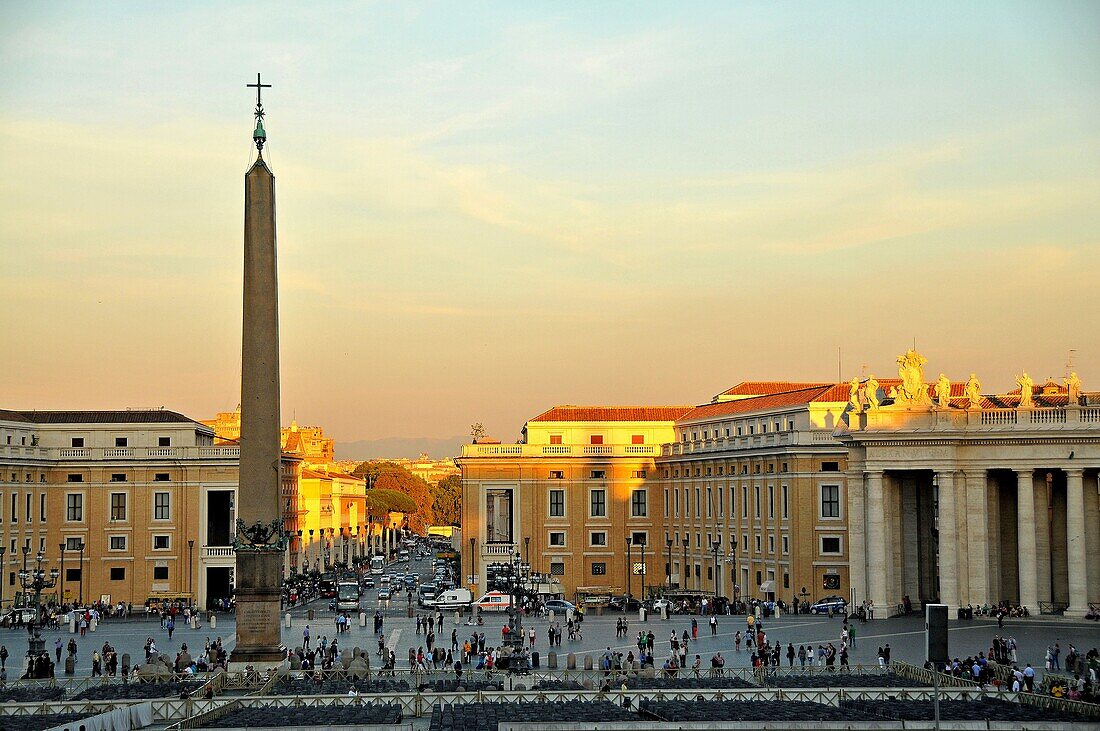 Roma, capital city of Italy, St Peter's basilica, Obelisk, Italy