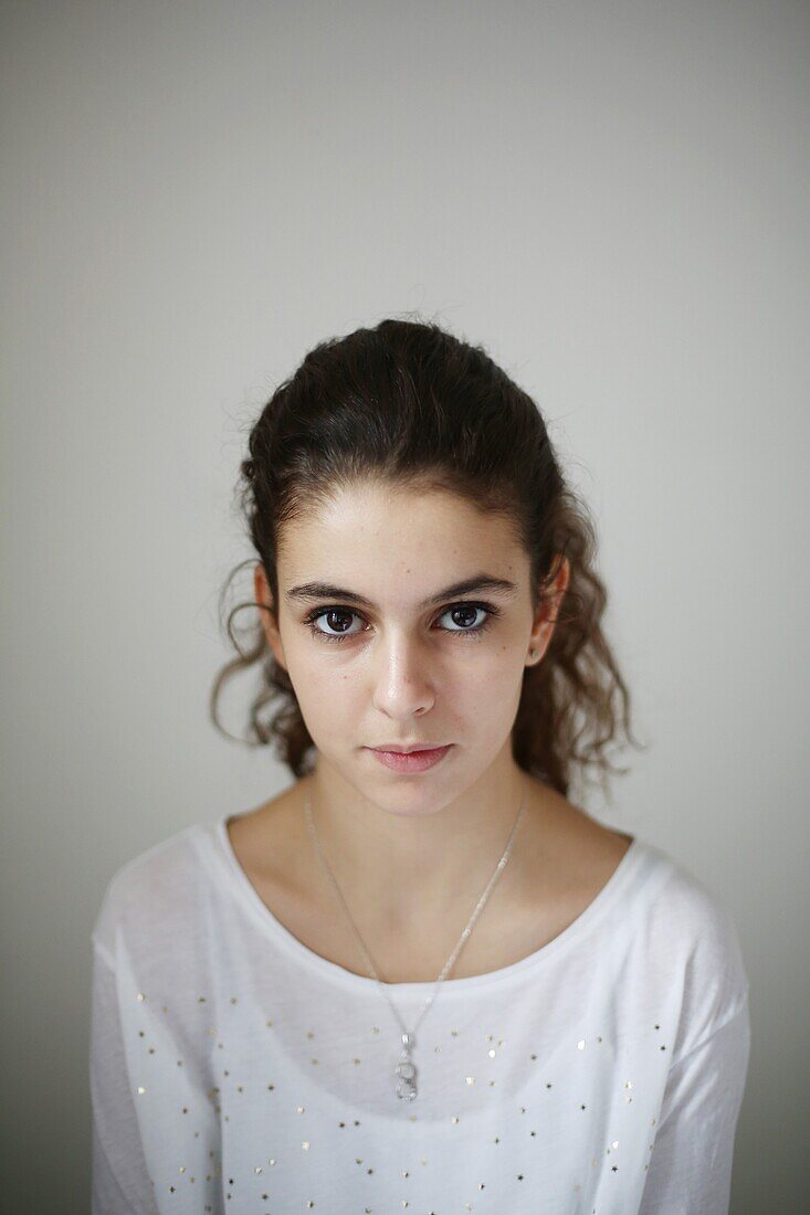 Portrait of a teenage girl