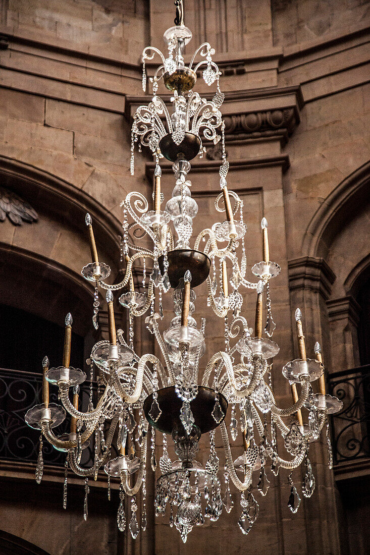 Glass Chandelier