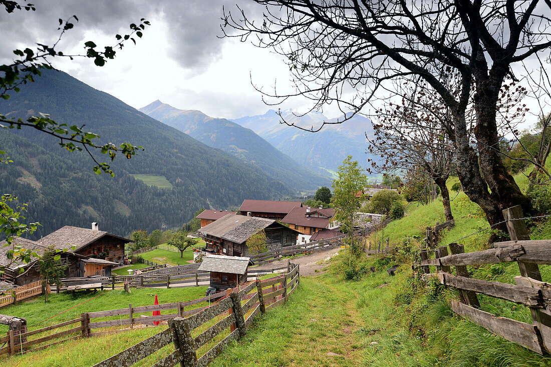 view into the Virgenvalley near Matrei, East-Tirol, Austria