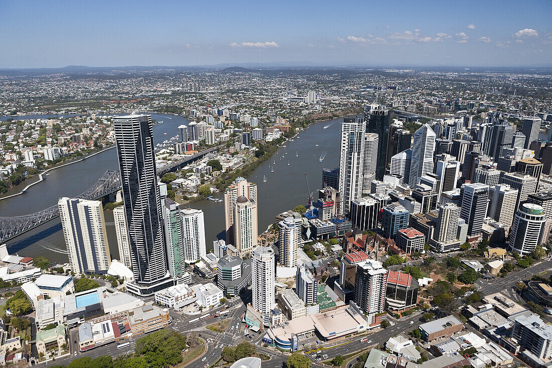 Skyline von Brisbane, Brisbane, Australien