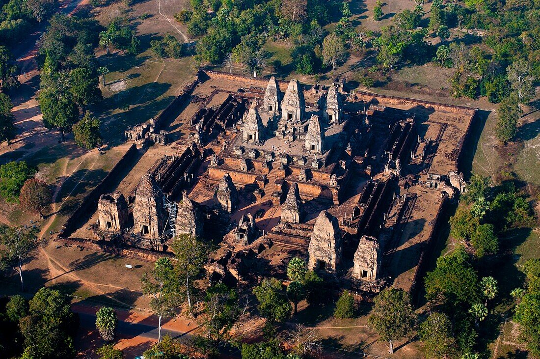 Camdodia, Siem Reap Province, Siem Reap Town, Angkor Temples, Site World Heritage of Humanity by Unesco in 1992, Pre Rup temple (10th century)