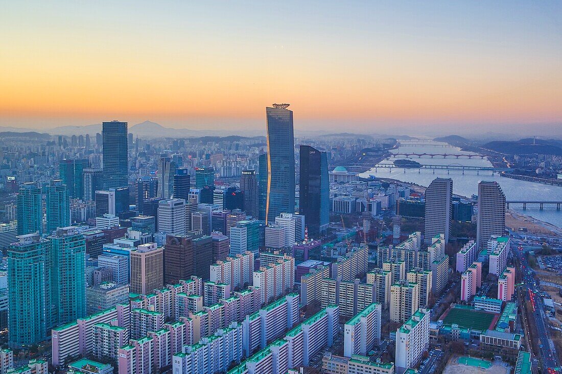 Korea, Seoul City, Yeouido Distric, The International Financial Center