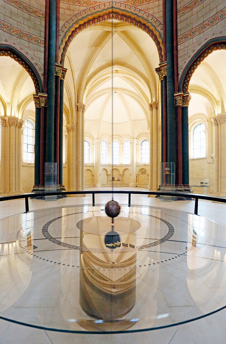 France,Paris, 3rd district, Museum of Arts and Crafts, Church of Saint Martin des Champs, Foucault's pendulum