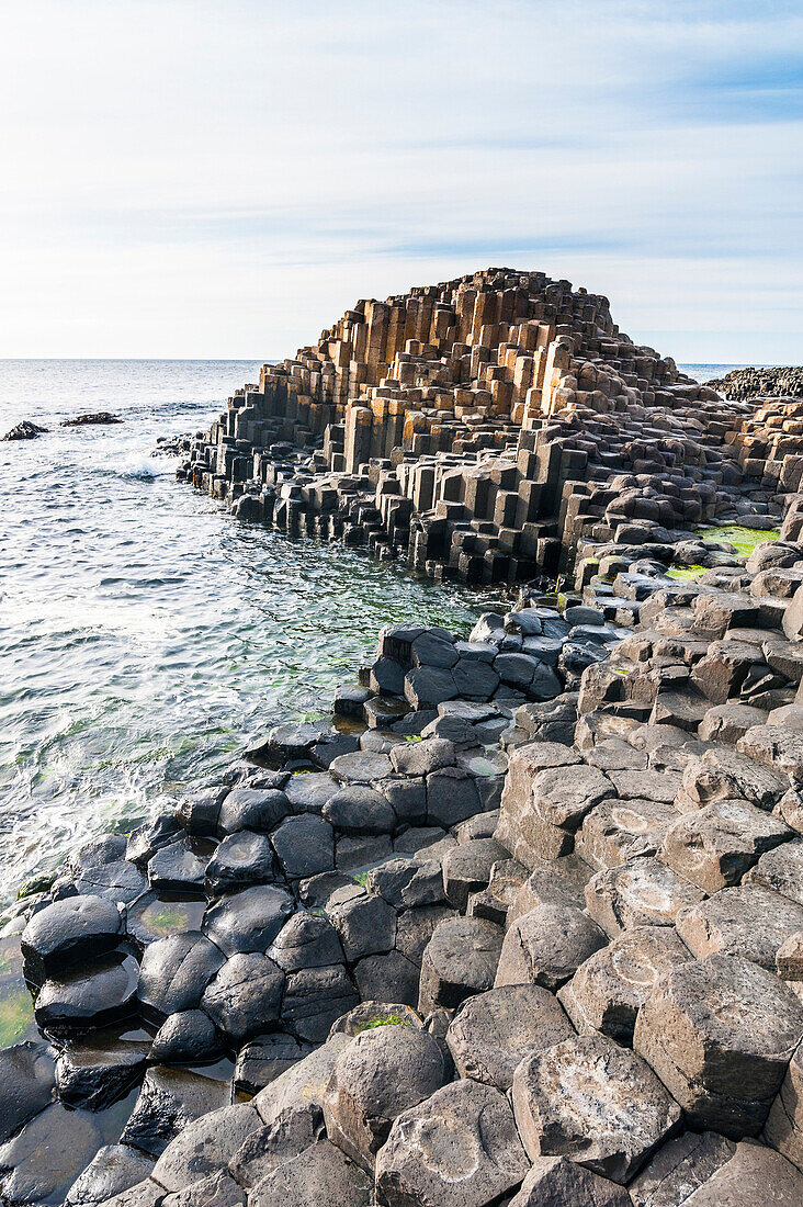 The Giants Causeway, UNESCO World Heritage Site, County Antrim, Ulster, Northern Ireland, United Kingdom, Europe