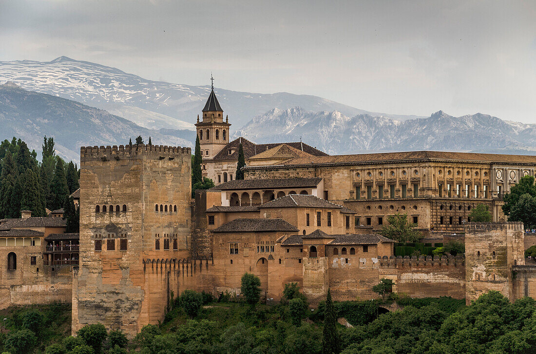 Alhambra, UNESCO World Heritage Site, Granada, Province of Granada, Andalusia, Spain, Europe