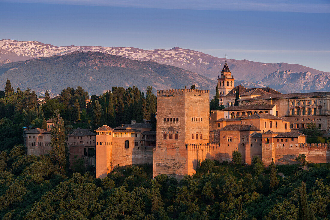 Alhambra, UNESCO World Heritage Site, Granada, province of Granada, Andalucia, Spain, Europe