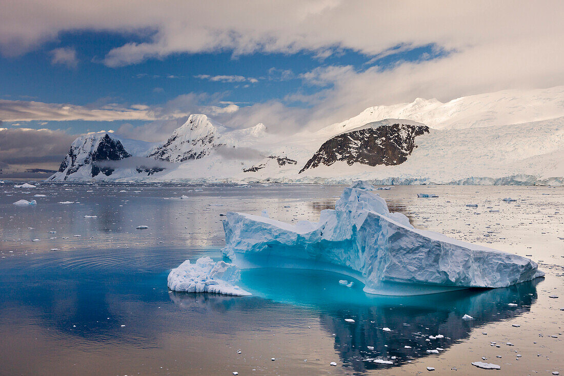 Gorgeous iceberg in the Gerlache Strait, Antarctica, Polar Regions