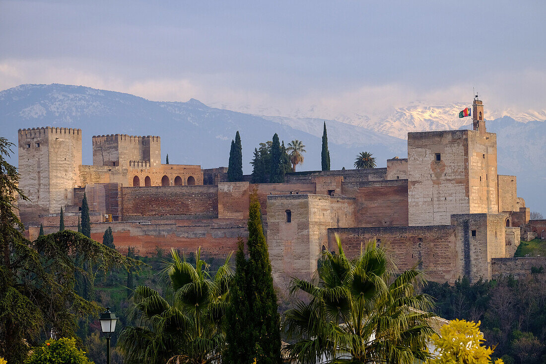 The Alhambra, UNESCO World Heritage Site, Granada, Andalucia, Spain, Europe