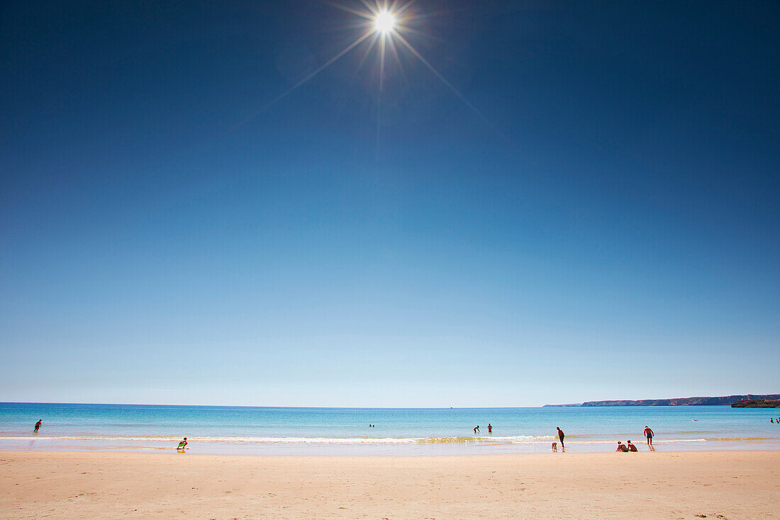 Zavial beach, West Coast, Algarve, Portugal