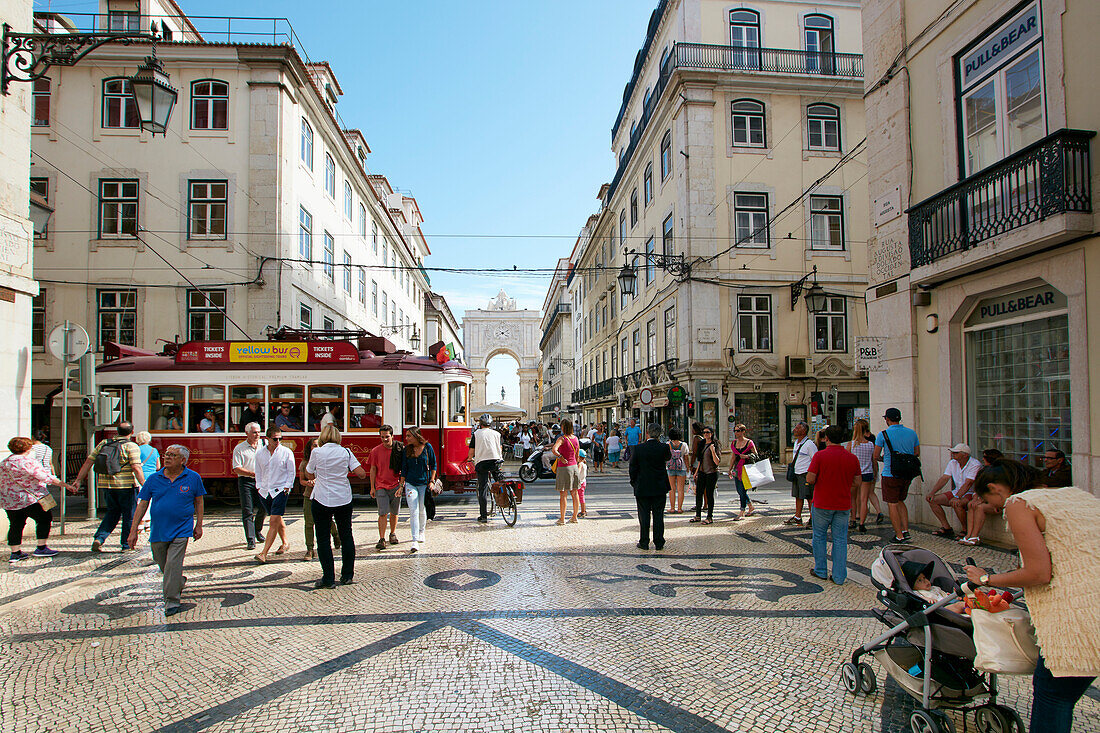 Rua Augusta, Baixa, Lisbon, Portugal