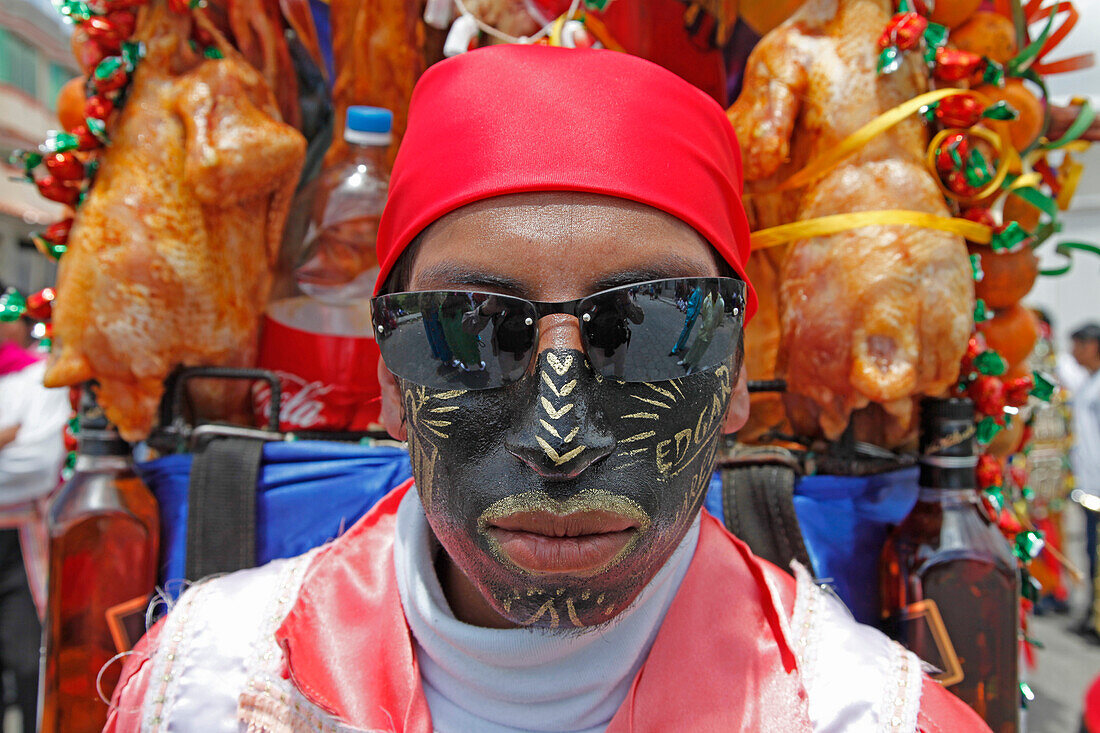 Mama Negra traditional festival in Latacunga, Ecuador, South America